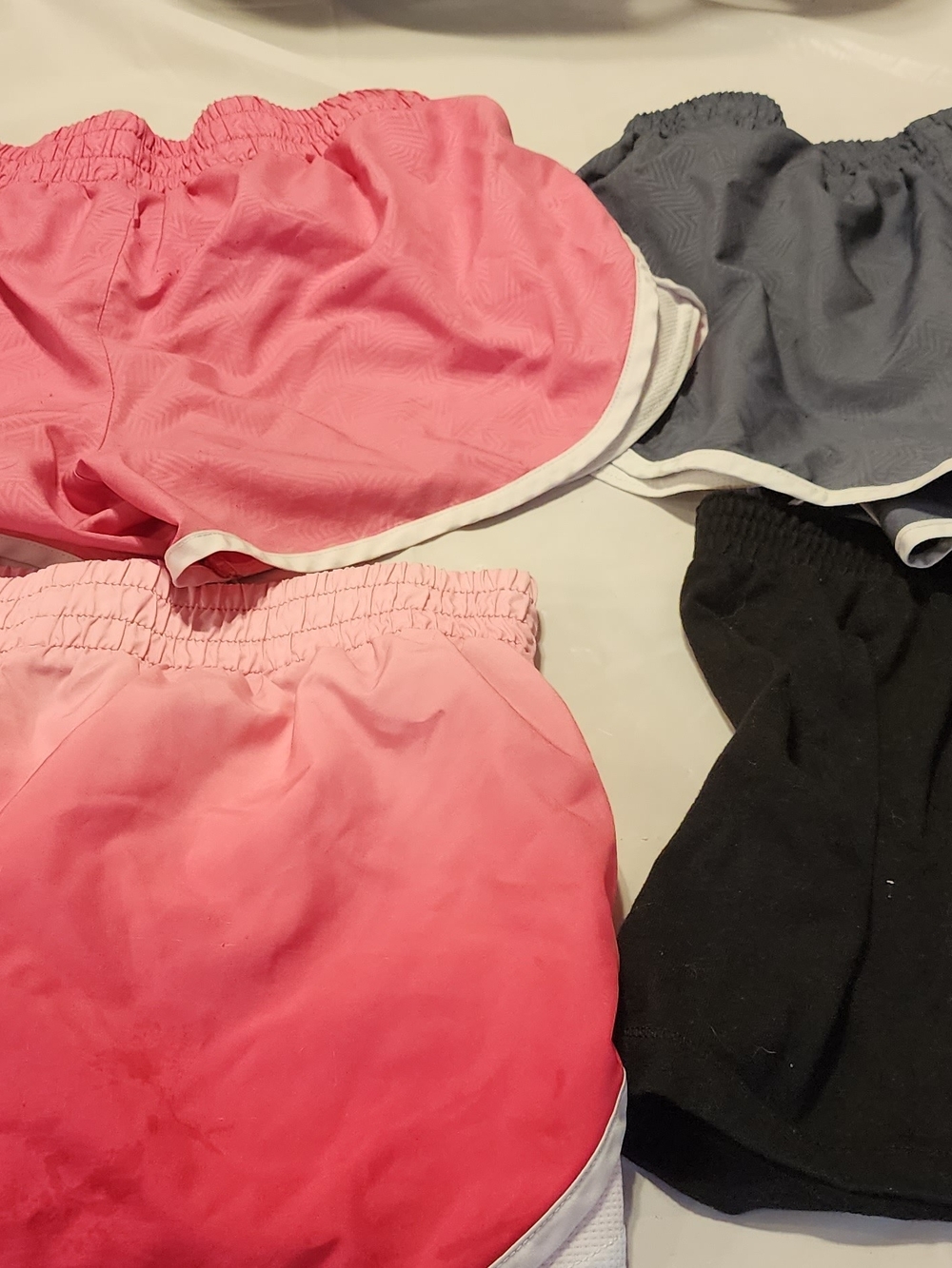 Girls Pink Athletic Shorts - Casual Kids Bottoms